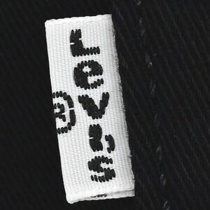 Levis White Tag 514 Straight Fit Mens Black Denim Jeans W38 L30 Zip Fly